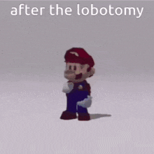 Lobotomy Mario GIF - Lobotomy Mario Super Mario 64 GIFs