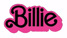 billie what was i made for song barbie black and pink logo billie eilish
