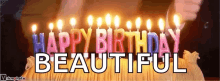 Happy Birthday Beautiful Birthday Cake GIF - Happy Birthday Beautiful Birthday Cake GIFs