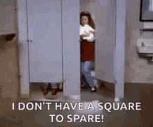 Toilet Paper Seinfeld GIF - Toilet Paper Seinfeld Square To Spare GIFs