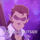 its cold outside scanlan shorthalt the legend of vox machina its freezing outside the weather is cold