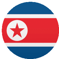North Korea Flags Sticker - North Korea Flags Joypixels Stickers