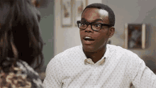william jackson harper the good place wow omg shocked