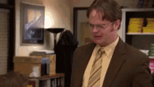 Tie In Coffee - The Office GIF