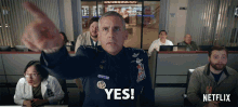 yes general mark r naird steve carell space force cheering