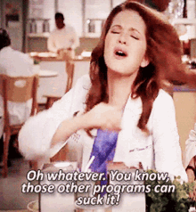 Greys Anatomy April Kepner GIF - Greys Anatomy April Kepner Oh Whatever GIFs