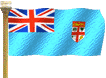 Fiji Flag Sticker - Fiji Flag Windy Stickers