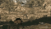 Exploding Bridge - Metal Gear Solid V GIF - Metal Gear Solid V Video Game GIFs