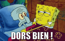 Dors Bien ! GIF - Spongebob Squidward Dors Bien GIFs