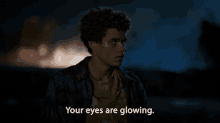 Your Eyes Are Glowing Everett Lang GIF - Your Eyes Are Glowing Everett Lang Wolf Pack GIFs