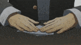 a man and a woman are looking at each other in front of a sign that says p