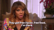 Tamar Braxton Got Free Liquor GIF - Tamar Braxton Got Free Liquor Food GIFs