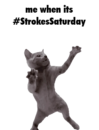 Strokes Saturday The Strokes Sticker - Strokes Saturday The Strokes Stickers