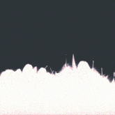 a pink background with a black border and a few dots