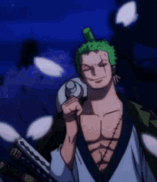Zoro Drink From Cup GIF