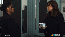 Here'S Some Coffee Detective Olivia Benson GIF - Here'S Some Coffee Detective Olivia Benson Law & Order Special Victims Unit GIFs
