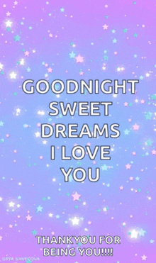 bedtime goodnight sweet dreams i love you love