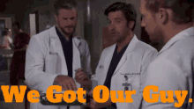 Greys Anatomy Derek Shepherd GIF - Greys Anatomy Derek Shepherd We Got Our Guy GIFs