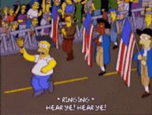 Announce Homer GIF - Announce Homer Hear Ye GIFs