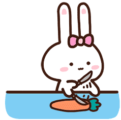 Bunny Cute Sticker - Bunny Cute Ok Stickers