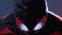 a close up of a comic book character 's face