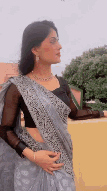 Swati Mitra Saree GIF