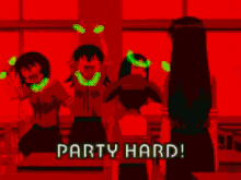 Azumanga Daioh Party GIF - Azumanga Daioh Party Party Hard GIFs