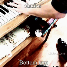 Charlos Charlos Piano GIF - Charlos Charlos Piano GIFs