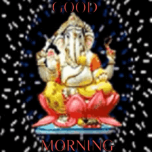 Lord Ganesha Good Morning GIF - Lord Ganesha Good Morning Good Day GIFs
