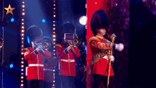 the queens guard marching guards trumpets march