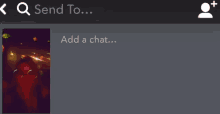 add chat different screens memories search
