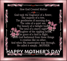 Happy Mothers Day Mothers GIF - Happy Mothers Day Mothers How God Created Mothers GIFs