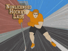 nhl nonlicensed hockey lads hockey hockey cartoon connor mc david skating