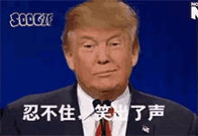 忍不住笑了 GIF - Donald Trump GIFs