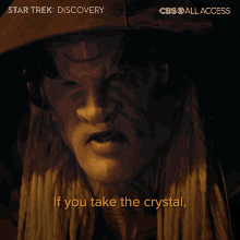 if you take the crystal your fate will be sealed forever time keeper tenavik star trek discovery choose wisely your fate will be sealed