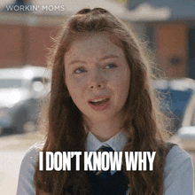 I Dont Know Why Youre Being Weird Alice Carlson GIF - I Dont Know Why Youre Being Weird Alice Carlson Workin Moms GIFs