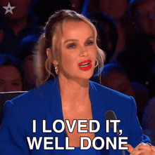 I Loved It Well Done Amanda Holden GIF - I Loved It Well Done Amanda Holden Britain'S Got Talent GIFs