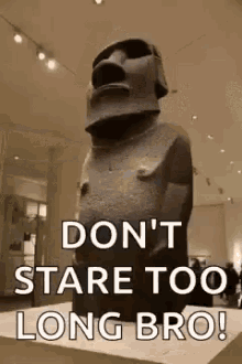 Moai Statue GIF - Moai Statue Museum GIFs