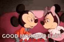 Good Morning Baby Mickey Mouse GIF - Good Morning Baby Mickey Mouse Hug GIFs