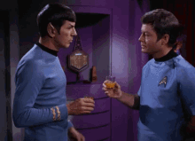 Drink Up Spock GIF - Drink Up Spock Bones GIFs