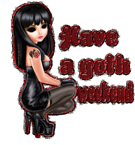Goth Goth Weekend Sticker - Goth Goth Weekend Weekend Stickers