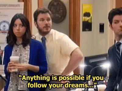 Anything Is Possible Chris Pratt GIF - Anything Is Possible Chris Pratt Parks And Rec - Discover & Share GIFs