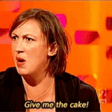 Miranda Give Me The Cake GIF - Miranda Give Me The Cake GIFs