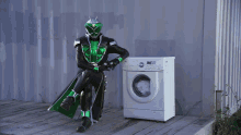 Kamen Rider Wizard Washing Machine GIF