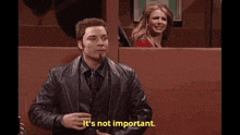 Not Important Leather GIF - Not Important Important Leather GIFs
