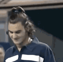 Roger Federer Tennis GIF - Roger Federer Tennis Long Hair GIFs