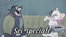 Sei Speciale Sei Unico Sei Unica Ti Amo Grazie Di Esistere Tom & Jerry GIF - You Are Special Unique Love You GIFs