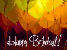 Happy Birthday Birthday Balloons GIF - Happy Birthday Birthday Balloons GIFs