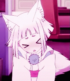 Anime Fox Spirit GIF - Anime Fox Spirit Sleeping - Discover & Share GIFs