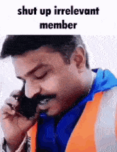 Shut Up Irrelevant Member Indian Man GIF - Shut Up Irrelevant Member Indian Man GIFs